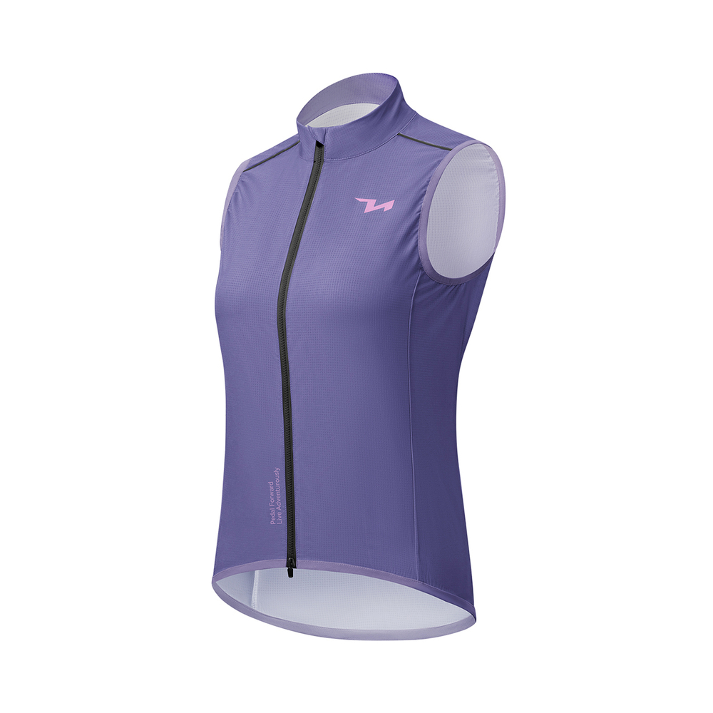 Rockbros MJ008 TVI Windproof Women&amp;amp;#39;s Cycling Vest S - Purple