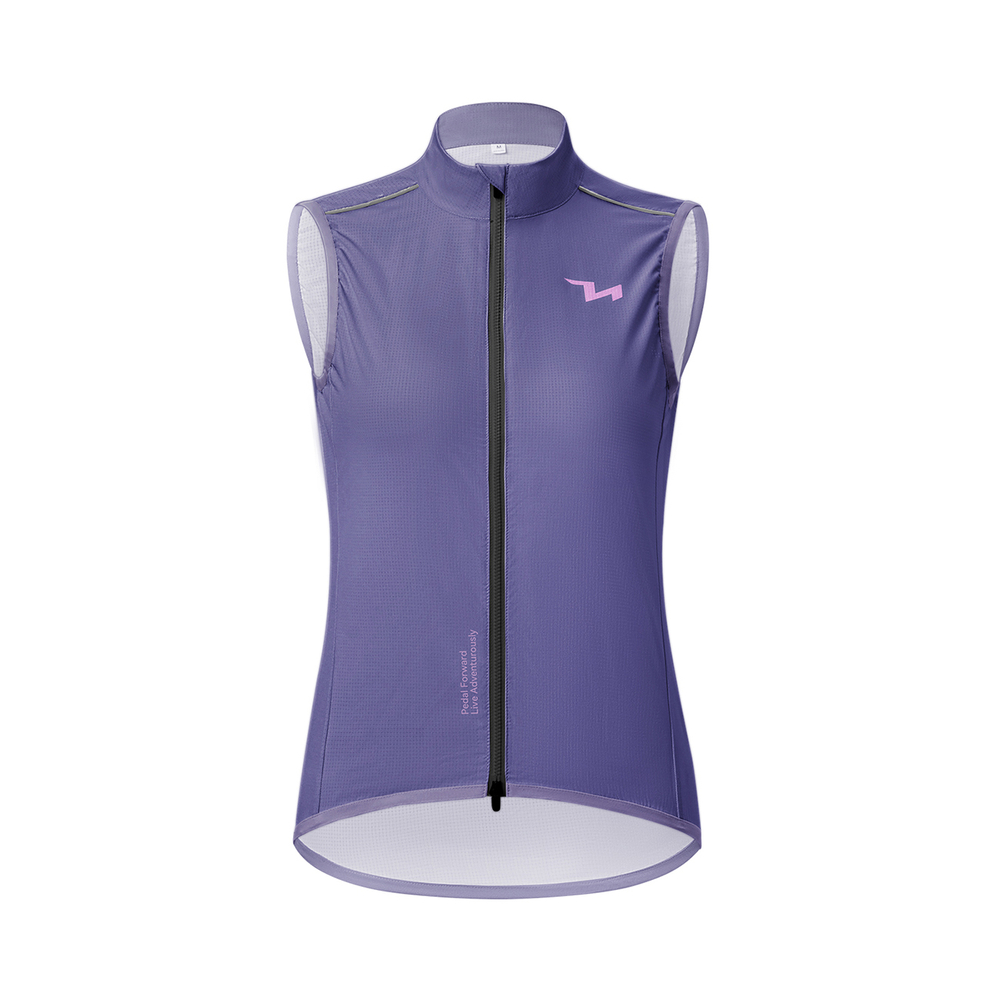 Rockbros MJ008 TVI Windproof Women&amp;amp;#39;s Cycling Vest M - Purple