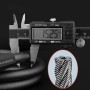 Rockbros RKS507 bicycle lock with 5-digit code, steel cable, 180 cm - black