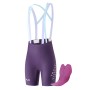 Rockbros YDDK017-1 TVI Women&amp;amp;#39;s Cycling Shorts with Bib and Pad Size M - Purple
