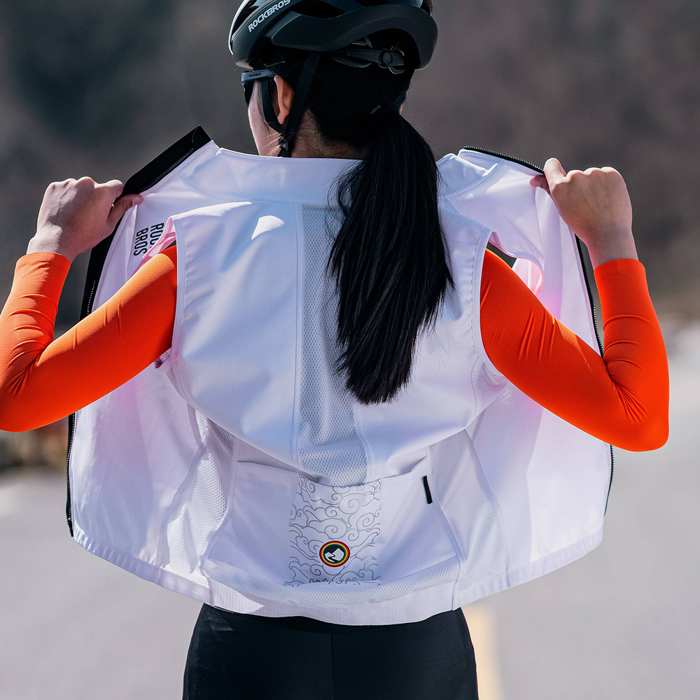 Rockbros TLMJ002 ROAD TO SKY windproof vest insulated L - white