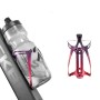 Rockbros RKL02 Aluminum Bottle Cage - Black and Red