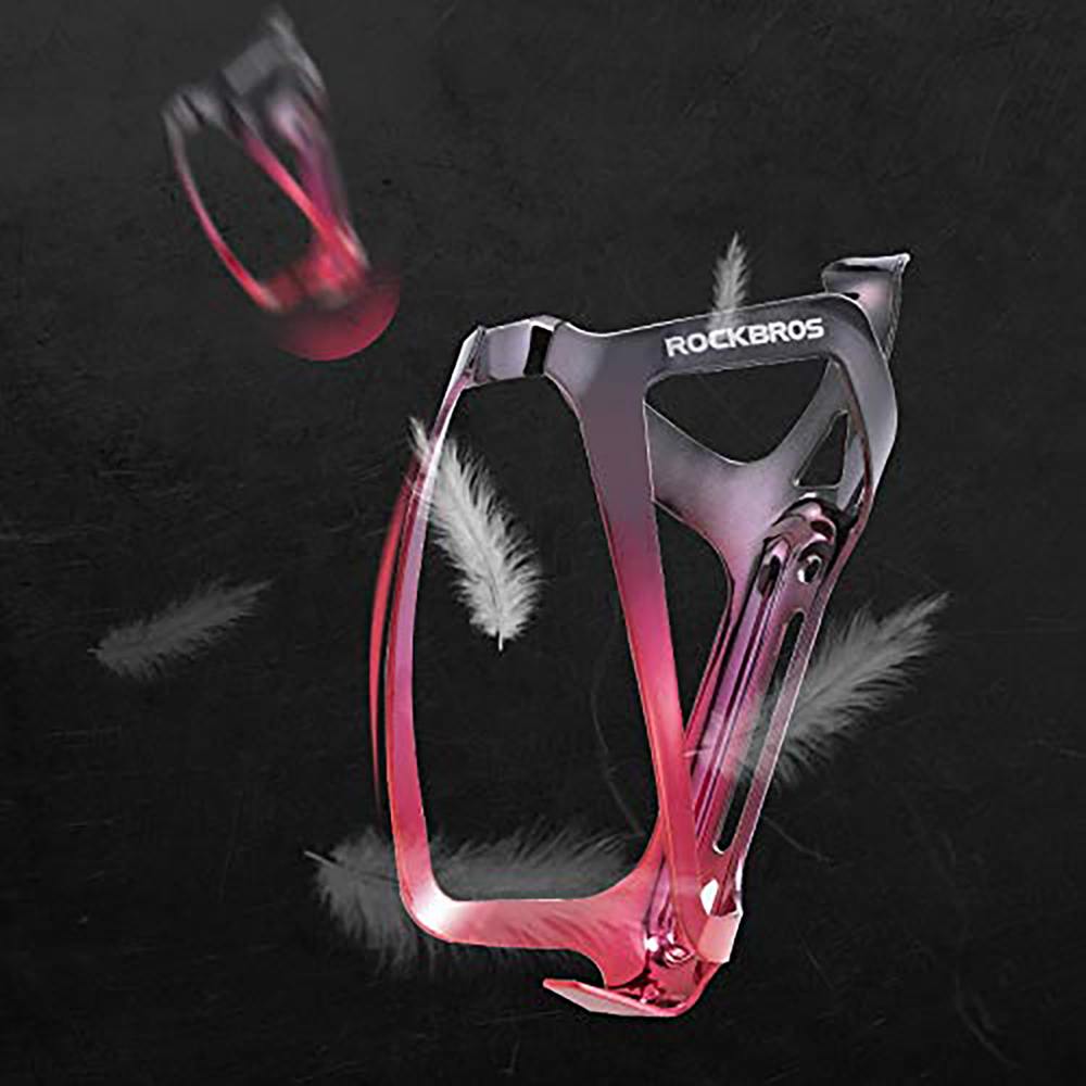 Rockbros RKL02 Aluminum Bottle Cage - Black and Red