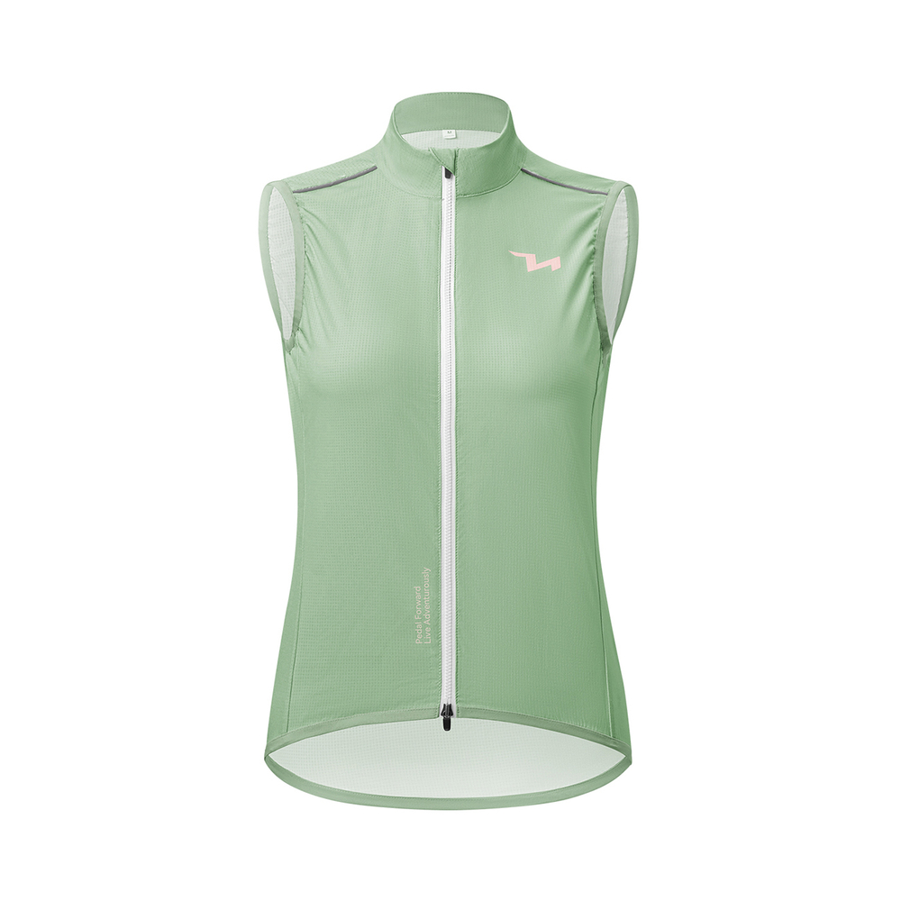 Rockbros MJ008 TVI Windproof Women&amp;amp;#39;s Cycling Vest M - Green