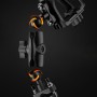 Rockbros 2-3D Adjustable Bottle Holder for Bikes and Motorcycles - Black