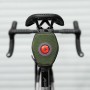 Rockbros C52-2 lightweight saddle bag with 250 mAh lighting - green