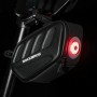 Rockbros C61 Bike Saddle Bag with Smart Rear Light 0.45L - Black