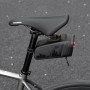 Rockbros AS-141 Lightweight Bicycle Seat Bag with Smart Rear Light - Black