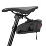Rockbros AS-141 Lightweight Bicycle Seat Bag with Smart Rear Light - Black