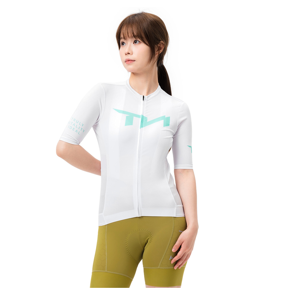 Rockbros YDDX012-1 TVI L Women&amp;amp;#39;s Cycling Jersey - White
