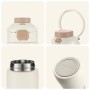 Rockbros S550H-1 700 ml Thermal Bottle with Magnetic Holder and Mounting Strap - Beige