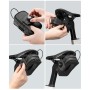 Rockbros P010 multifunctional saddle bag with bottle holder - black