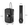 Rockbros P010 multifunctional saddle bag with bottle holder - black