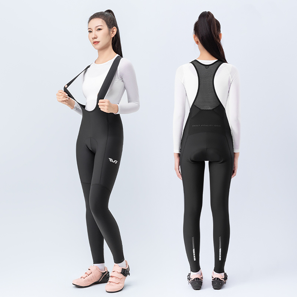 Rockbros YDCK005 TVI Women&amp;amp;#39;s Cycling Bib Shorts with Pad Size S - Black