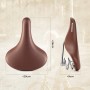 Rockbros 6800S retro comfort bicycle saddle - brown