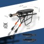 Rockbros RBHJ-1 Black Diamond Bike Rack with Mudguard and Quick Mount for 26-29&amp;quot; Mountain Bikes - Black