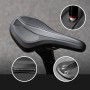 Rockbros B824 sports ergonomic bicycle saddle - black