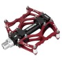 Rockbros JT201012LR 2010-12L Aluminum Platform Bicycle Pedals - Red