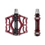 Rockbros JT201012LR 2010-12L Aluminum Platform Bicycle Pedals - Red