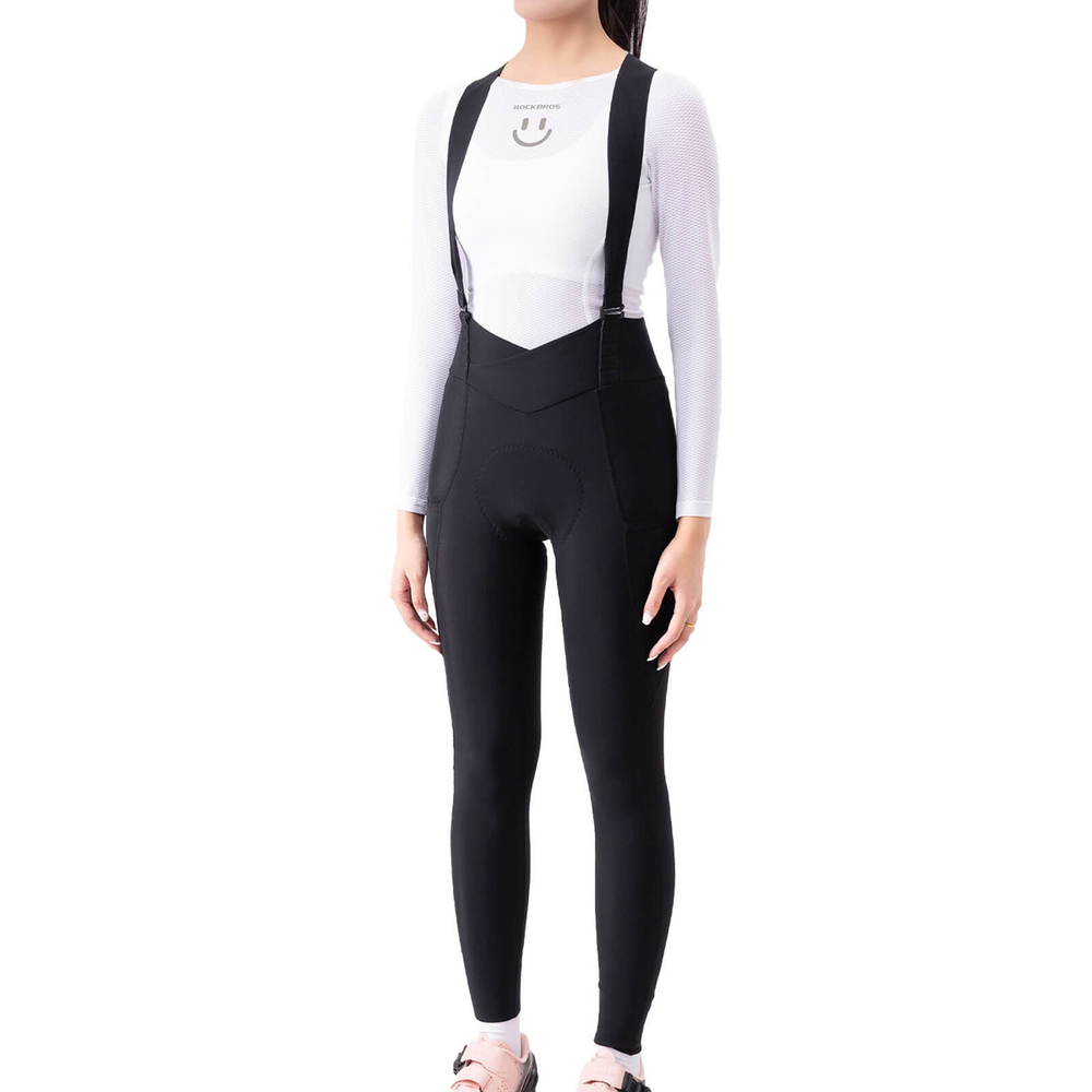 Rockbros YDCK006 TVI Women&amp;amp;#39;s Cycling Bib Shorts with Pad M - Black