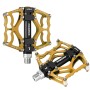 Rockbros JT201012LG 2010-12L Aluminum Platform Bicycle Pedals - Gold