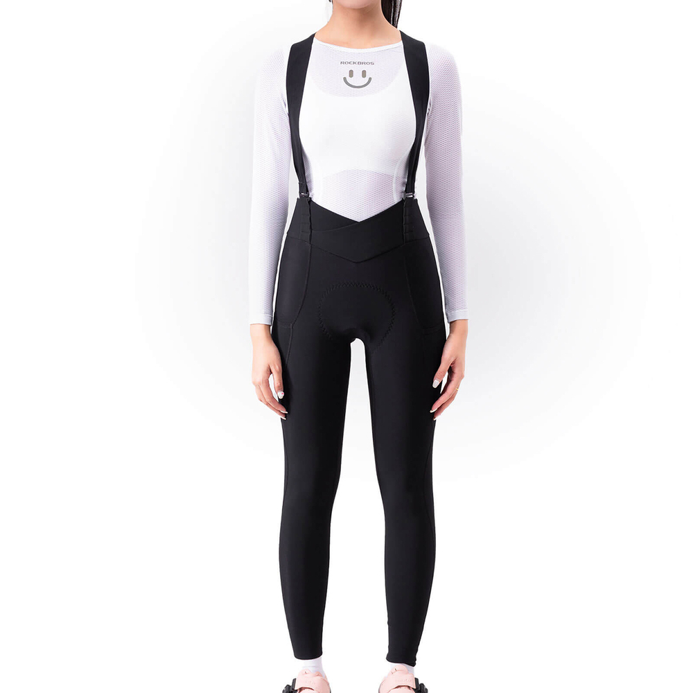 Rockbros YDCK006 TVI Women&amp;amp;#39;s Cycling Bib Shorts with Pad Size L - Black