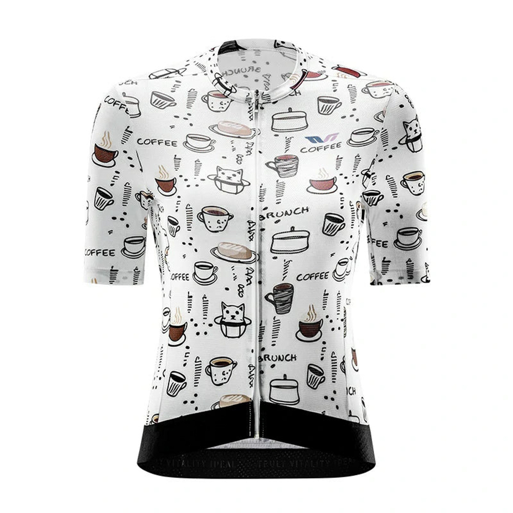Rockbros 15110005003 Women&amp;amp;#39;s Short Sleeve Cycling Jersey S - White