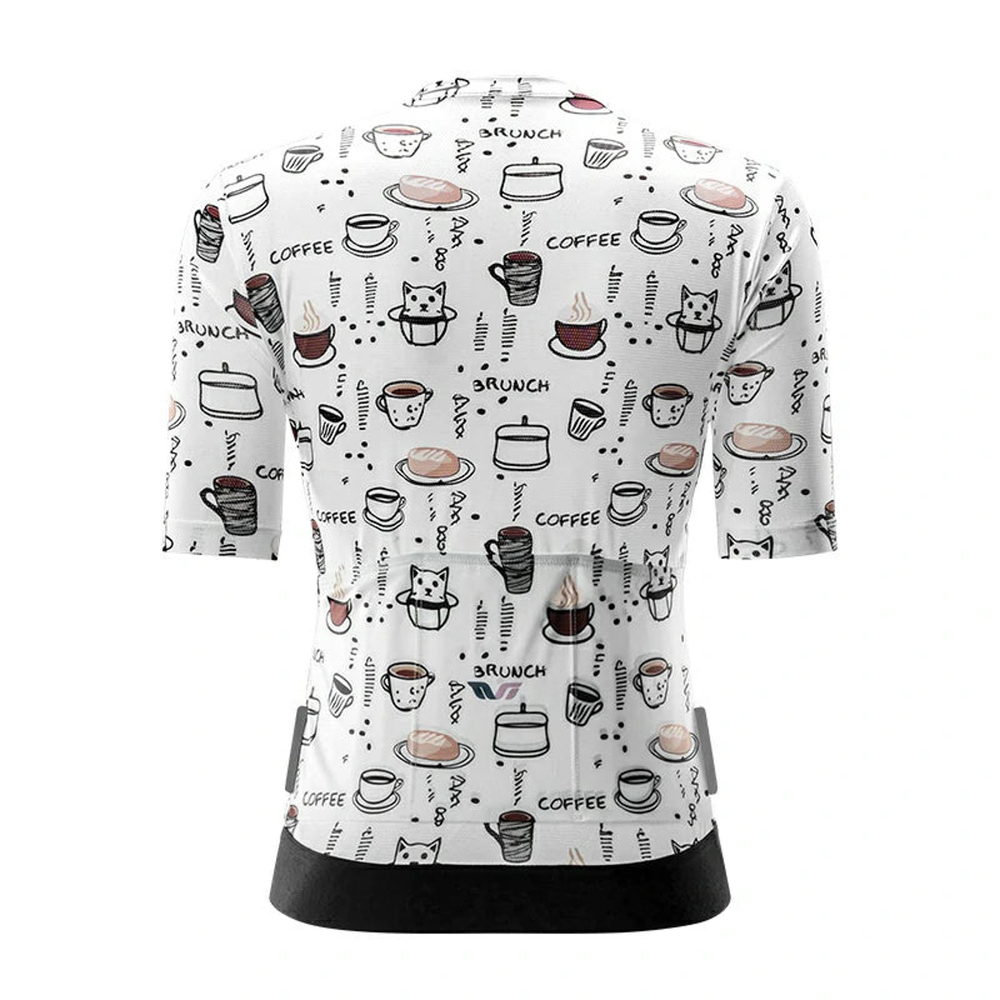 Rockbros 15110005003 Women&amp;amp;#39;s Short Sleeve Cycling Jersey S - White