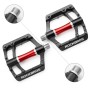 Rockbros 2020-12CBK Platform Aluminum Bicycle Pedals - Black