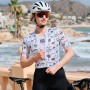Rockbros 15110005004 Women&amp;amp;#39;s Short Sleeve Cycling Jersey M - White