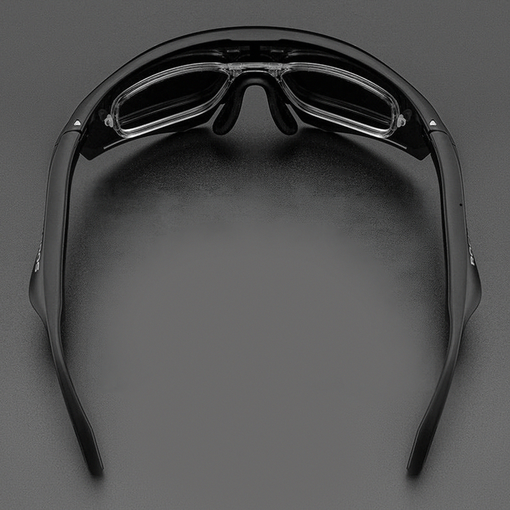 Rockbros SP-251 Polarized Cycling Glasses with Bluetooth Audio Kit - Black