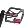 Rockbros K307PT Aluminum Reflective Platform Bicycle Pedals - Black