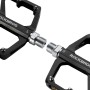 Rockbros K371 Reflective Aluminum Bicycle Pedals with Sealed Bearings - Black