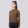 Rockbros YDWT006 TVI women&amp;amp;#39;s cycling jersey insulated autumn/winter M - brown