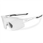 Rockbros Cycling Glasses Photochromic with UV Protection and Corrective Insert - White - OUTLET