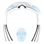 Rockbros Cycling Glasses Photochromic with UV Protection and Corrective Insert - White - OUTLET