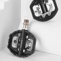Rockbros M108 Nylon Half-Lock Double-Sided Bicycle Pedals - Black