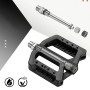 Rockbros RK01 Nylon Bicycle Pedals - Black