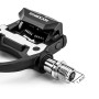 Rockbros P602 bicycle pedals SPD-SL system - black