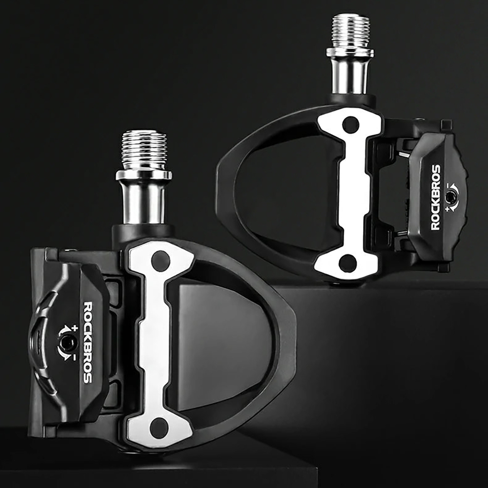 Rockbros P602 bicycle pedals SPD-SL system - black