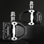 Rockbros P602 bicycle pedals SPD-SL system - black