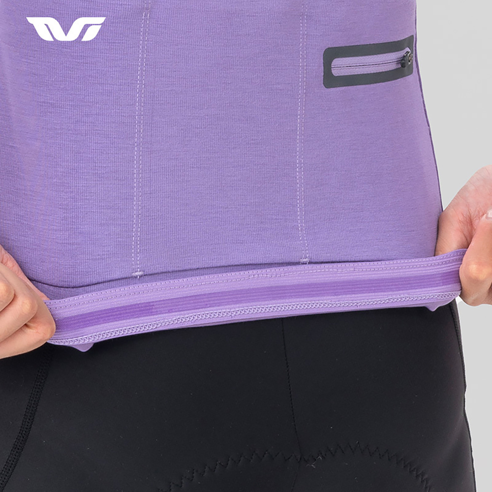 Rockbros YPW065 TVI Women&amp;amp;#39;s Long Sleeve Cycling Jersey Fall/Winter S - Purple