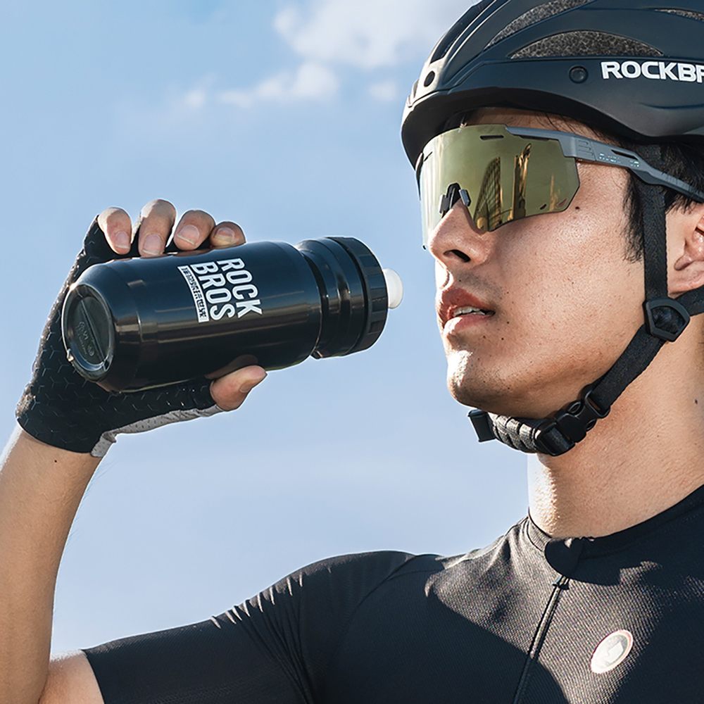 Rockbros 600 ml Bike Bottle - Black - OUTLET