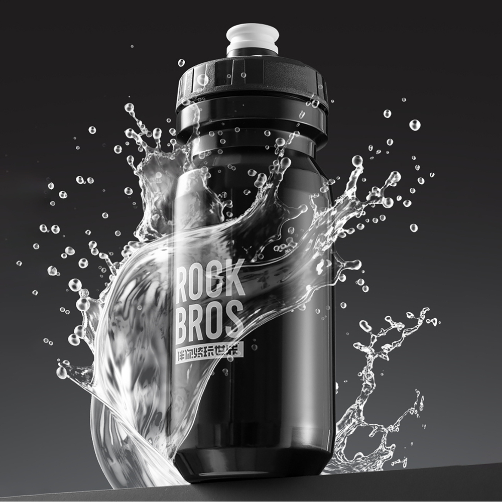 Rockbros 600 ml Bike Bottle - Black - OUTLET