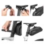 Rockbros B69 bicycle saddle bag 1.8l with easy release system - black - OUTLET