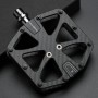 Rockbros C525 Carbon Fiber Platform Bike Pedals - Black
