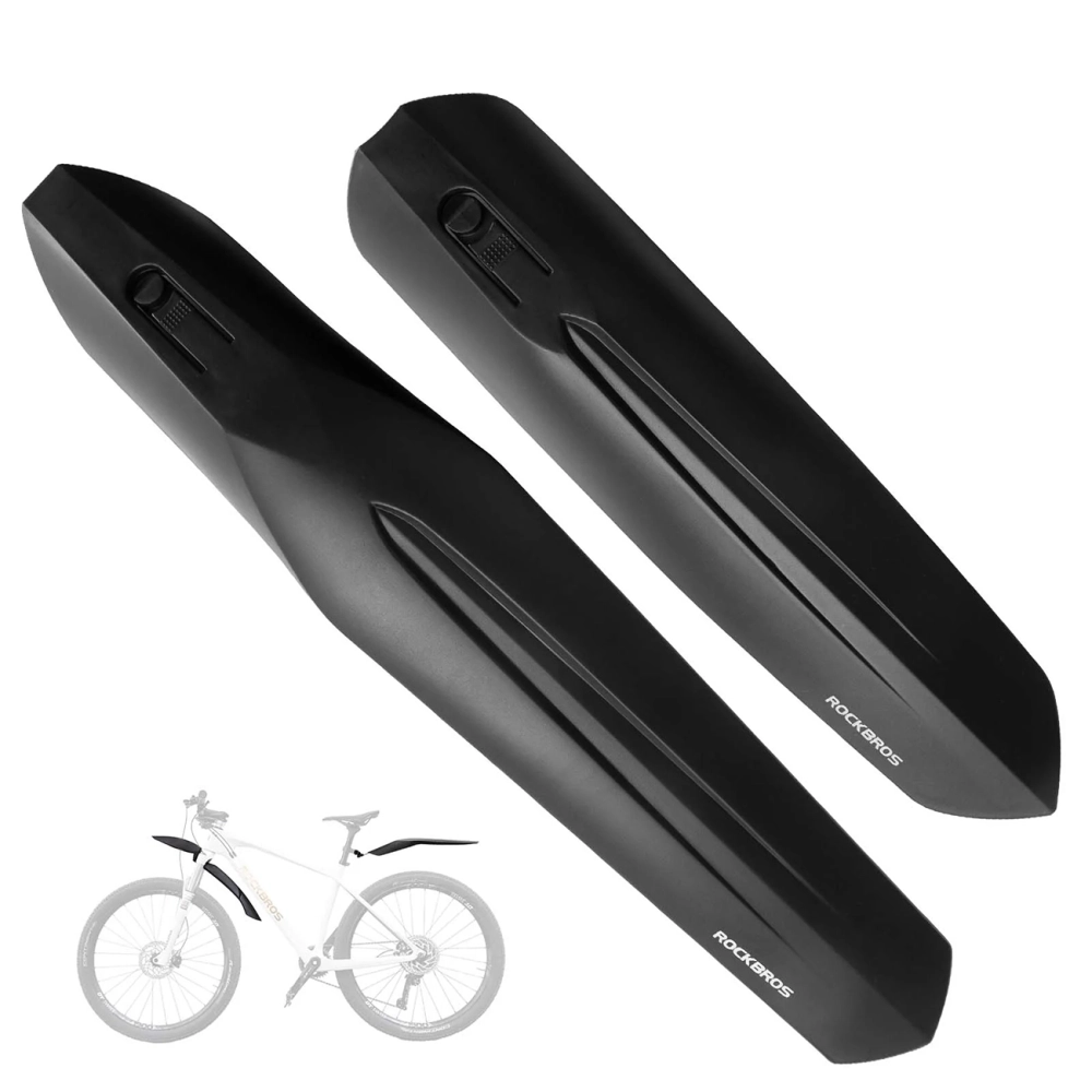 Rockbros FK-880 front and rear bicycle fenders for 24&amp;quot; bikes - black
