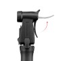 ROCKBROS TM-1701P 80 PSI Mini Bicycle Pump for Presta and Schrader Valves - Black