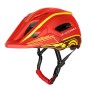 Wozinsky Kids' Full Face Bike Helmet with USB Rear Light S - Red and Yellow - OUTLET