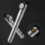 Rockbros HQ-67A-L03 Bicycle Pump with Pressure Gauge - Silver